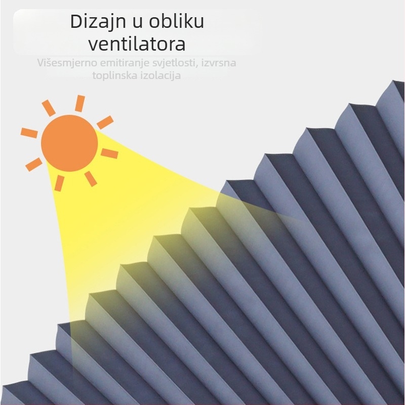 Teleskopska auto sjenila za sunce, konstrukcija ABS + aluminij, težina 450 g, mogućnost tiska logotipa