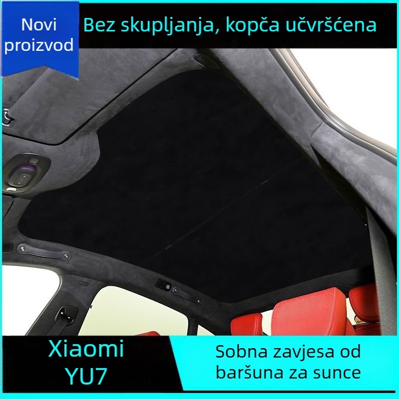Sjenilo za automobilsku krovnu krovnu Xiaomi Su7/YU7/YU7Max – ledno-kristalni materijal, ravna ugradnja, izolacija od topline i zaštita od sunca