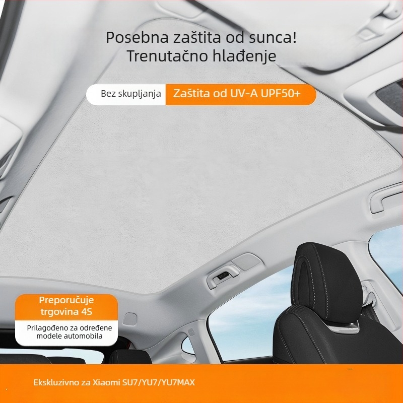 Sjenilo za automobilsku krovnu krovnu Xiaomi Su7/YU7/YU7Max – ledno-kristalni materijal, ravna ugradnja, izolacija od topline i zaštita od sunca