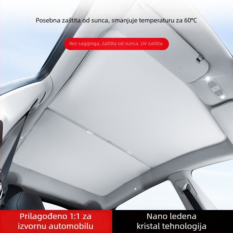 Sjenilo za Tesla Model 3 | Materijal: Mreža, Montaža: Snap-in, Kompatibilnost: Model 3, Stil: Jednostavan