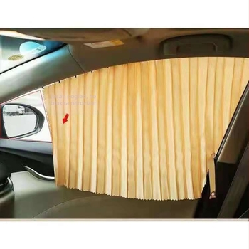 Magnetska sjenila za automobil, platno, montaža magnetskom tračnicom, za automobile i SUV, model Magnetic sun shade, debeli neproziran tip