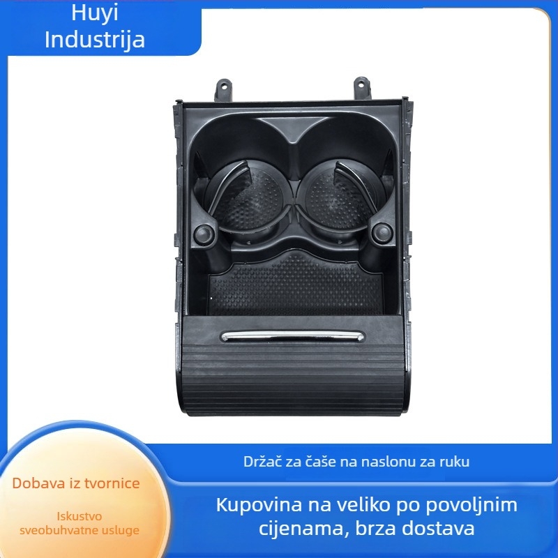 Držač za šalice za prednju naslonsku ploču s rolo sjenilom – Model 3CD 858 329A, kompatibilan s Magotan B6/B7 CC, ABS