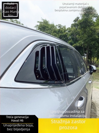 Auto dekorativna naljepnica za Haval H6 – stražnje trokutaste prozorske žaluzije (3. i 4. generacija)
