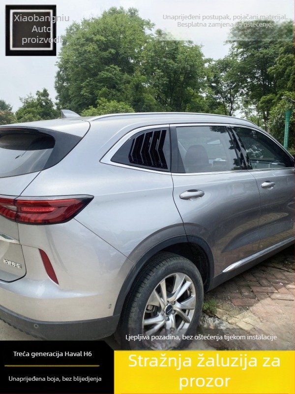 Auto dekorativna naljepnica za Haval H6 – stražnje trokutaste prozorske žaluzije (3. i 4. generacija)