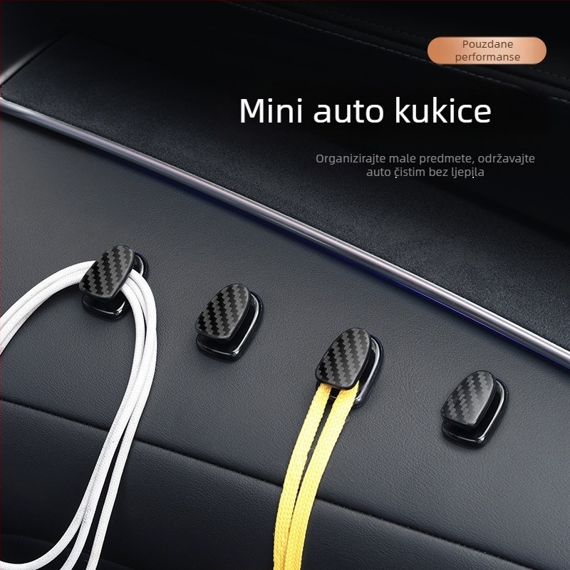 Kuka za automobil – plastična, prilagodljiva, unutarnje skladištenje, interijer dekoracija, Honggao