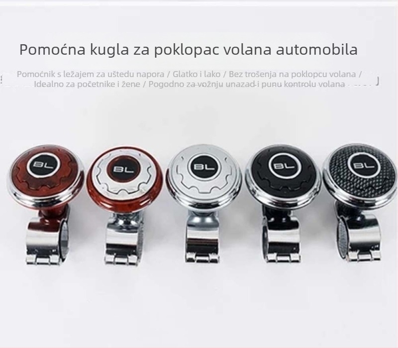 Jačanje volana za automobil s kugličnim ležajem od ABS materijala; pogodno za automobile i terenace; težina 0.13 kg; porijeklo Guangzhou