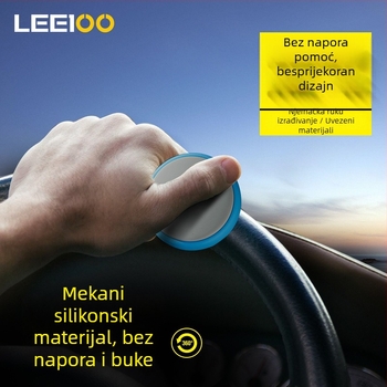 Upravljač volana automobila – model VCS-0112, silikon + čelik, universalno, moguć ispis logotipa