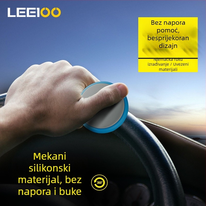 Upravljač volana automobila – model VCS-0112, silikon + čelik, universalno, moguć ispis logotipa