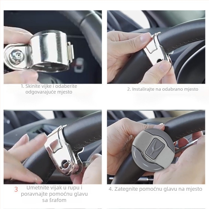 Booster za volan automobila | Marka carfu, Univerzalni tip, Materijal ABS+gvožđe, Težina 80, Prilagodba dostupna