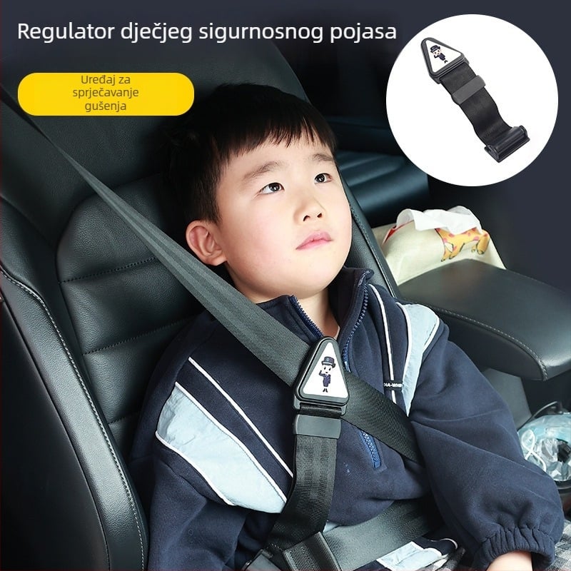 Regulator sigurnosnog pojasa za dječje auto sjedalo – praktičan dizajn, Polyvinegar fiber, jastučić za rame (Materijal: Polyvinegar fiber; Tip: Practical; Pribor: Safety Belt Adjuster)