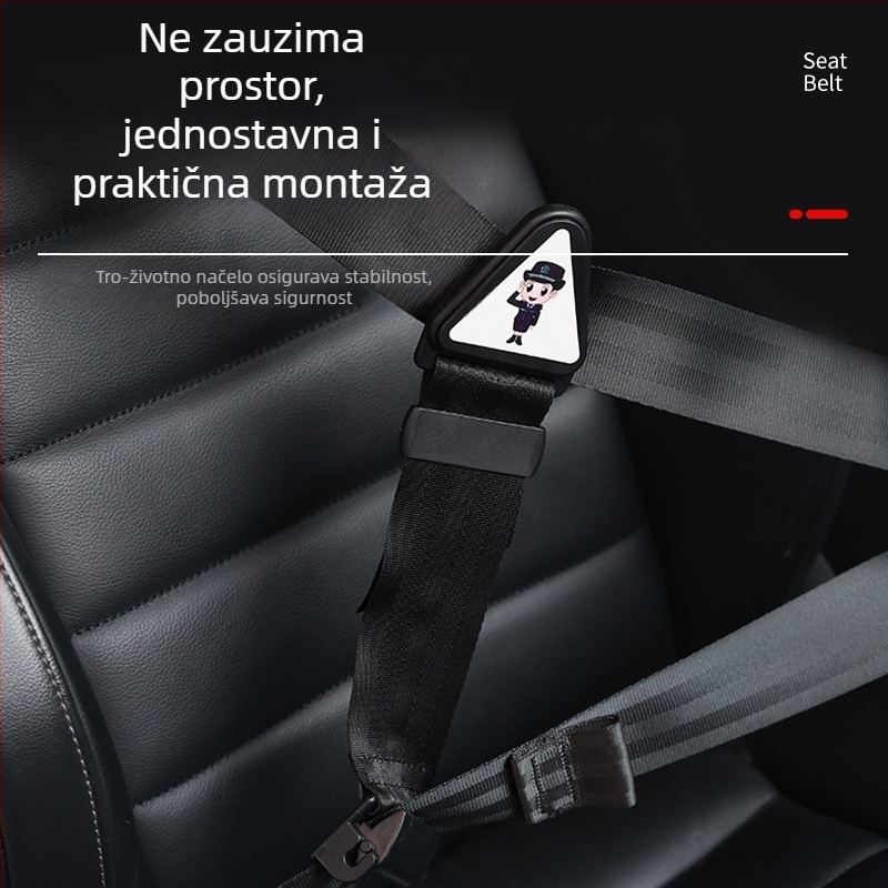 Regulator sigurnosnog pojasa za dječje auto sjedalo – praktičan dizajn, Polyvinegar fiber, jastučić za rame (Materijal: Polyvinegar fiber; Tip: Practical; Pribor: Safety Belt Adjuster)