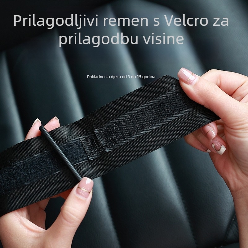 Regulator sigurnosnog pojasa za dječje auto sjedalo – praktičan dizajn, Polyvinegar fiber, jastučić za rame (Materijal: Polyvinegar fiber; Tip: Practical; Pribor: Safety Belt Adjuster)