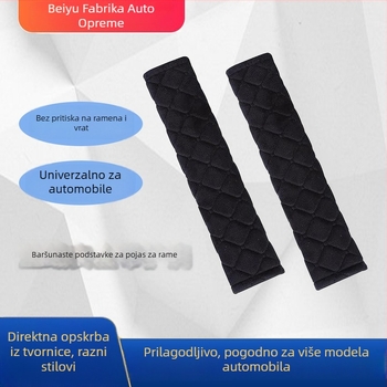 Univerzalni plišasti jastučić za ramenski pojas automobila, mekan i udoban.