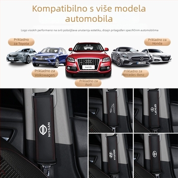 Zaštitni jastuk za ramenski pojas automobila — koža, Huangqi, prilagodljiv s logotipom