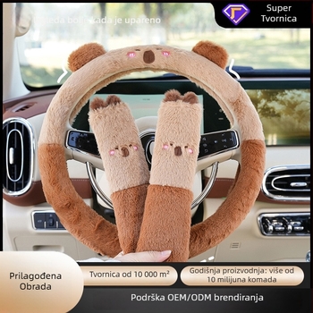 Crtani pliš jastučići za pojas automobila, s mogućnošću otiska logotipa, 100 g