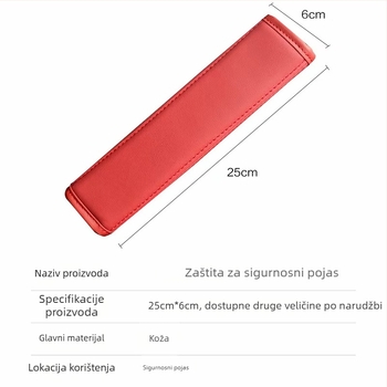 Jastučić za sigurnosni pojas – Bees cool, PU materijal, težina 85 g, ispis logotipa, mogućnost prilagodbe