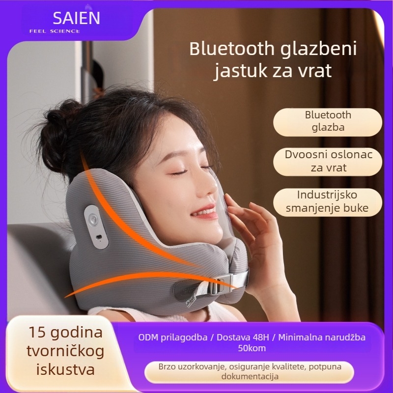 SN-FC784 Bluetooth U-oblikovana jastučić za vrat s redukcijom buke, prijenosni za putovanja i ured