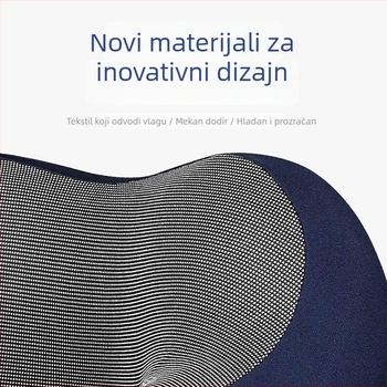 U-oblikovani putni jastuk za vrat s memorijskom pjenom, navlaka od Milk Silk, moderan minimalistički dizajn