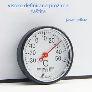 Mini bimetalni termometar za unutarnju upotrebu u hladnjaku i automobilu, mehanički, model 72675, brend Friendly