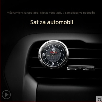 Auto sat dekoracija za Nissan Sylphy, Teana, Qashqai, X-Trail, Patrol – metal, podesivi kut, automobilni sat, brend Friends