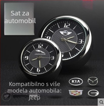Auto sat dekoracija za Nissan Sylphy, Teana, Qashqai, X-Trail, Patrol – metal, podesivi kut, automobilni sat, brend Friends