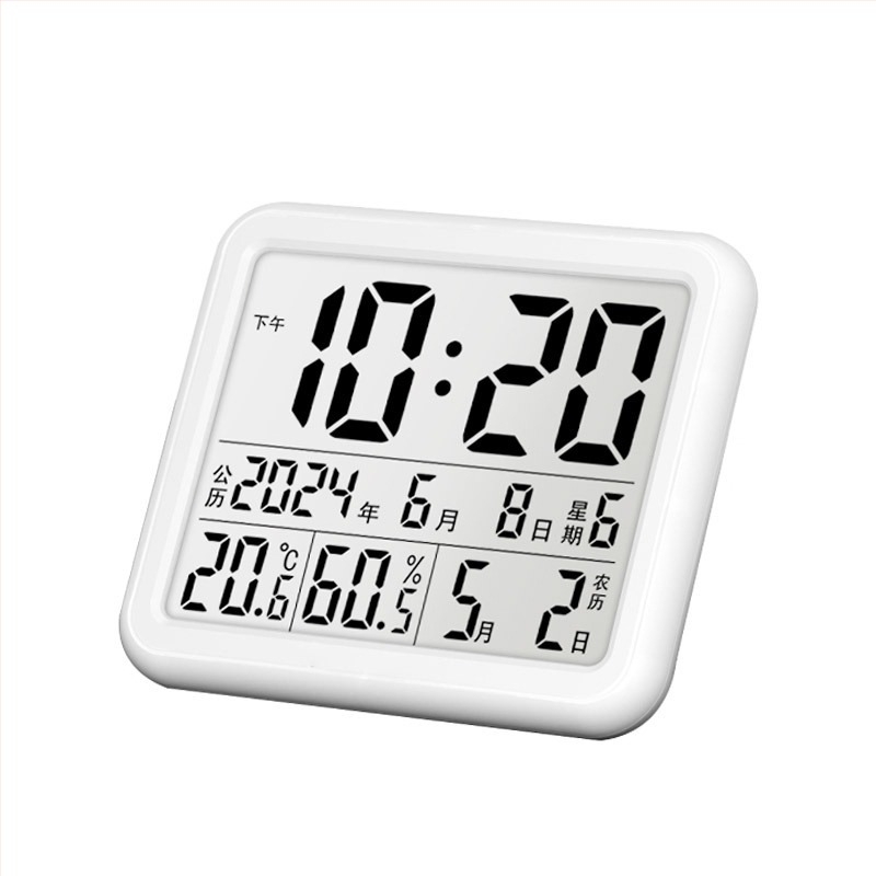 Unutarnji termometar i higrometar, elegantan dizajn za kućnu upotrebu, zaslon temperature sobe, visoka preciznost, prikaz lunarnog kalendara