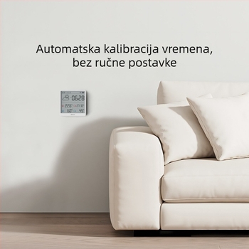 Duke TH3 higrometar s WiFi, visoka preciznost, digitalni zaslon, mogućnost ljepiti na zid ili postolje