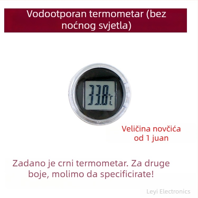 Digitalni mjerač temperature i vlage – ABS plast + mehanizam – aksijalni tip