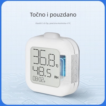 Medici JR108 Digitalni mjerač temperature i vlage za unutarnju upotrebu u dječjoj sobi s pozadinskim osvjetljenjem zaslona