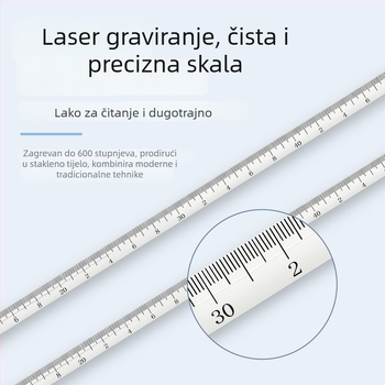 Visoko precizan termometar s živom 0.1 za industrijsko laboratorij, staklena štapna verzija