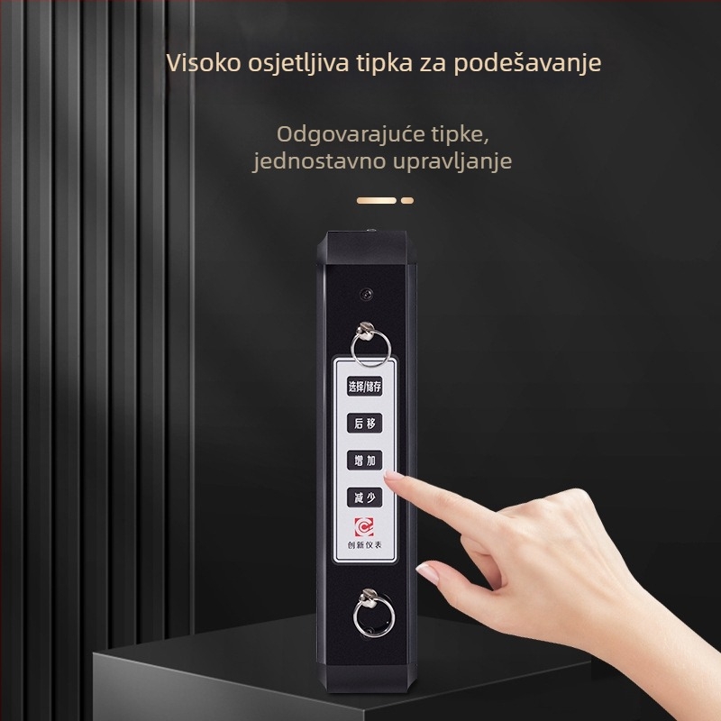 Digitalni mjerač temperature i vlage za unutarnju upotrebu, zidni, model CX913, raspon temperature -40 do +80°C, točnost vlage 0–100%