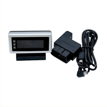 OBD mjerač temperature vode za vozila (gas/dizel) - 16-pinski priključak, napajanje 12V-24V, materijal: najlon + bakar žica, Ruiyou