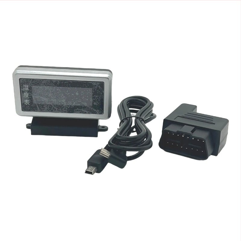 OBD mjerač temperature vode za vozila (gas/dizel) - 16-pinski priključak, napajanje 12V-24V, materijal: najlon + bakar žica, Ruiyou