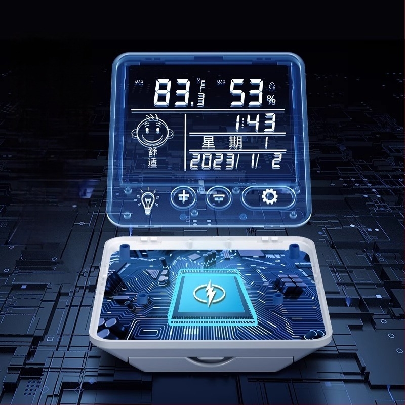 Unutarnji digitalni termometar sa zaslonom – visoka preciznost mjerenja temperature i vlage