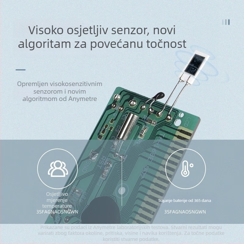 JR912 Mjerač temperature i vlage – višenamjenski elektronički mjerač unutarnje temperature i vlažnosti, visoka preciznost, digitalni zaslon, kućna upotreba, Meide Time