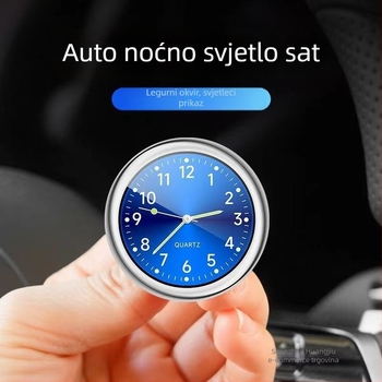Automobilski sat na instrument ploči, prilagodljiv kut, mjerač temperature vode; Brand: Drugo