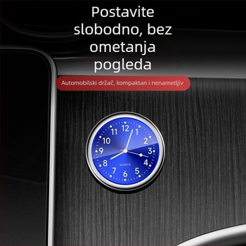 Automobilski sat na instrument ploči, prilagodljiv kut, mjerač temperature vode; Brand: Drugo