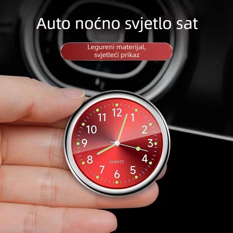 Automobilski sat na instrument ploči, prilagodljiv kut, mjerač temperature vode; Brand: Drugo