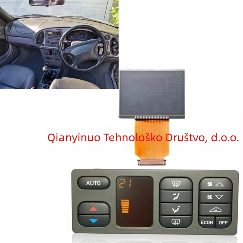 Saab 9-3 (1999-2003) Popravak LCD zaslona klimatizacije SAAB 93 | Prilagodba dostupna