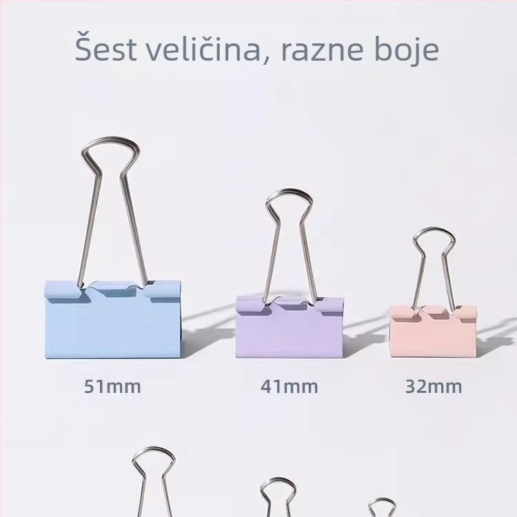 Set klipova: Binder Clips, Tail Clips, Document Clips, Butterfly Clips, Fishtail Clips, Phoenix Tail Clips, Swallowtail Clips — Marka: Friendly; Materijal: Ostalo; Tip proizvoda: Ostalo