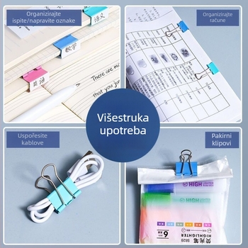 Klip za dokumente - Hechang metalni 01