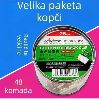 Klip Kang Bai od metala, model D6025K, pakiranje u kasetama, nije uvezen