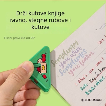 Deli kutni klip – trokutasti držač kartica, zaštita kutova, protiv savijanja za knjige