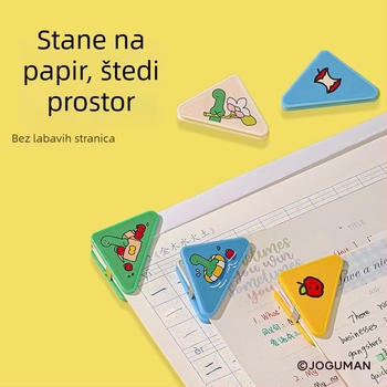 Deli kutni klip – trokutasti držač kartica, zaštita kutova, protiv savijanja za knjige