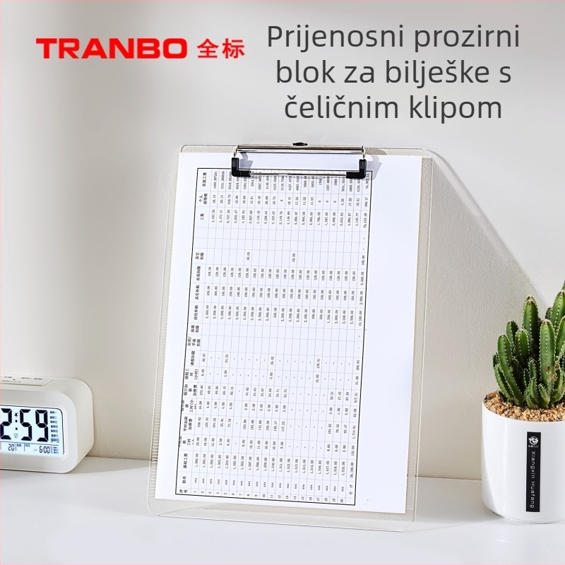 TRANBO japanskog stila uredska skoba za ploču – plastična višestruka mapa, prilagodljiva obrada
