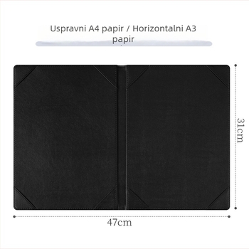 Kožna mapa za poeziju i partiture (Brand: Bangjia; Model: BJP0200; Materijal: Koža; Ispis logotipa: Da; Prilagodba: Da)