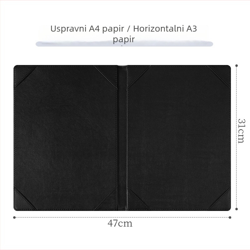 Kožna mapa za poeziju i partiture (Brand: Bangjia; Model: BJP0200; Materijal: Koža; Ispis logotipa: Da; Prilagodba: Da)