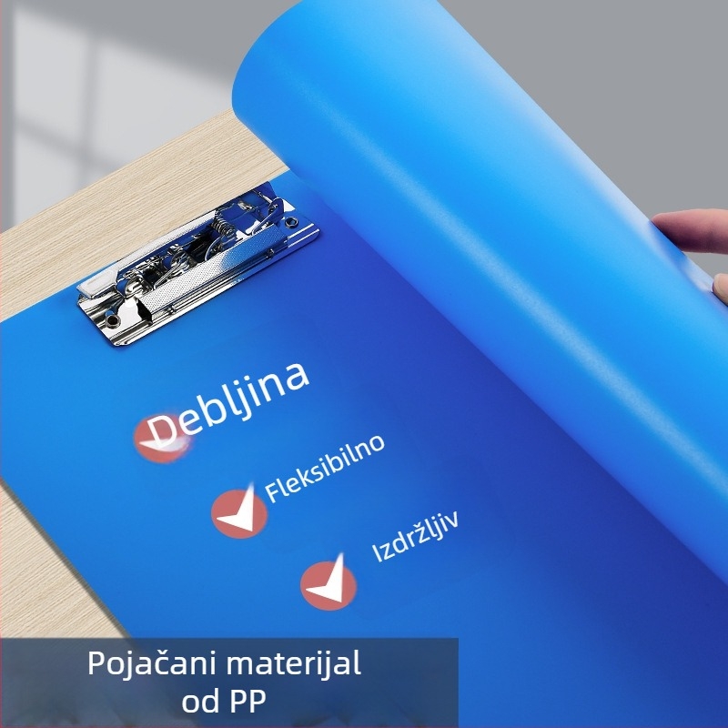 Power Folder mapa za dokumente s dvostrukim klipom, plastična