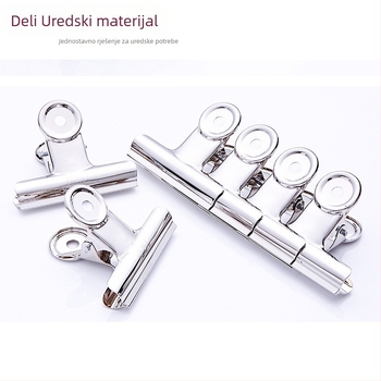 Deli 9526 Metalni kružni držač karata, pakiranje od 6 komada