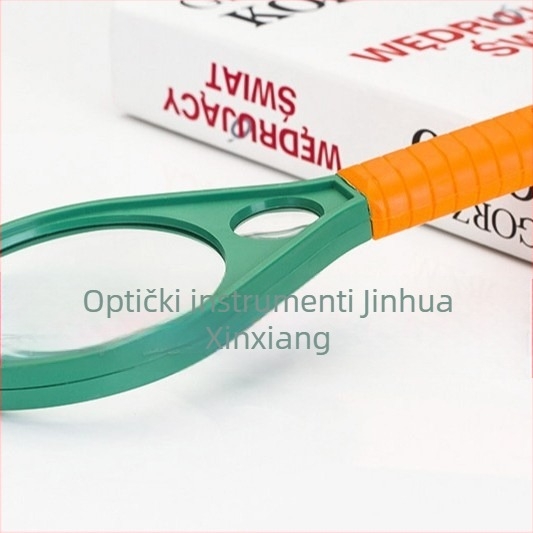 Lupa s dvije leće 90 mm s kompasom, plastični dizajn teniske rekete